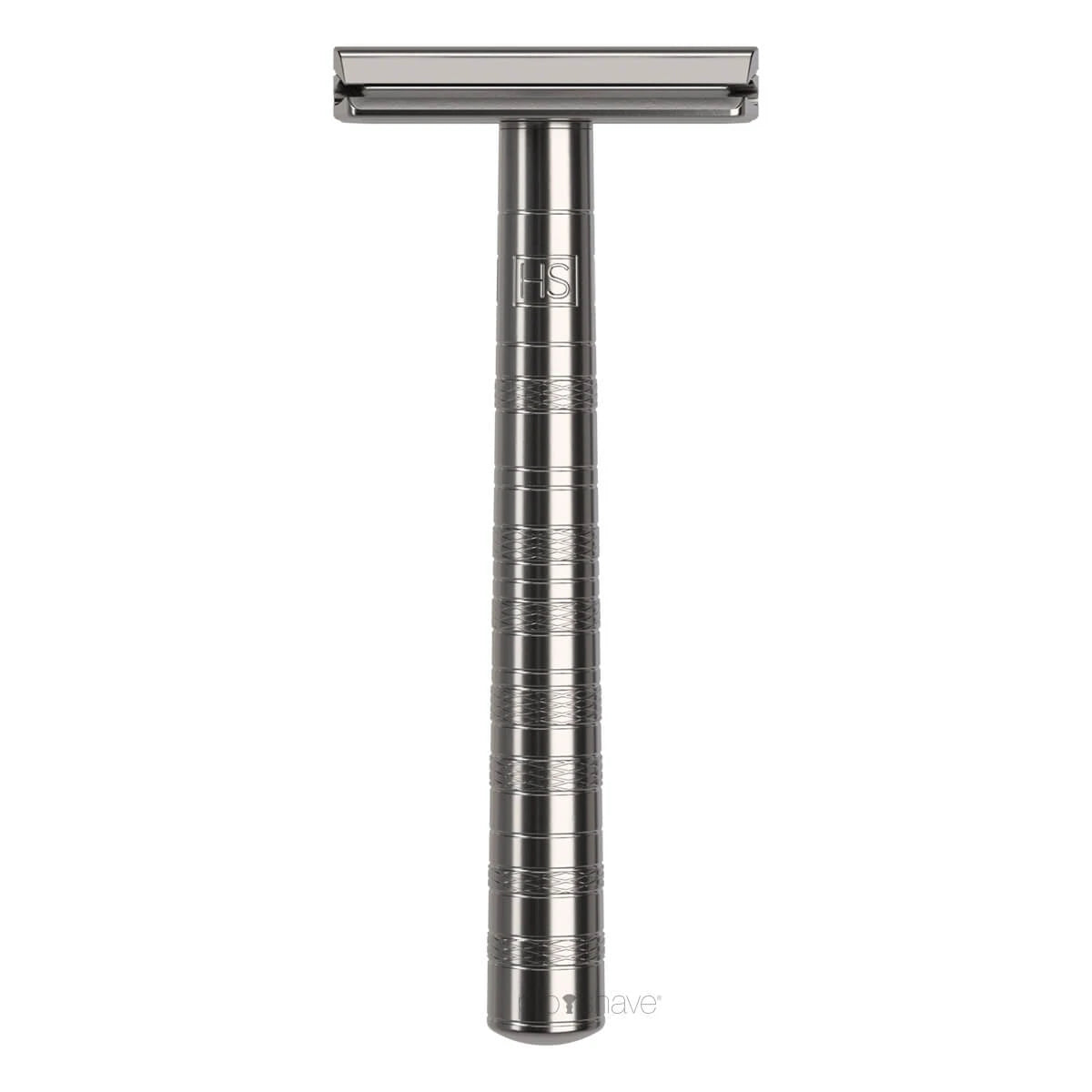 DE razor MEDIUM in Titanium from Henson Shaving – Proshave