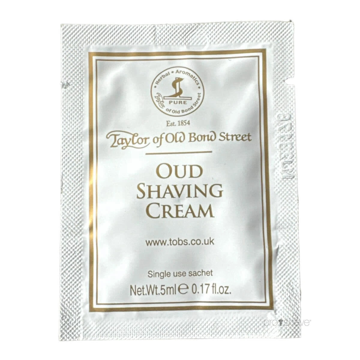 Shaving cream, Oud, 5 ml, SAMPLE