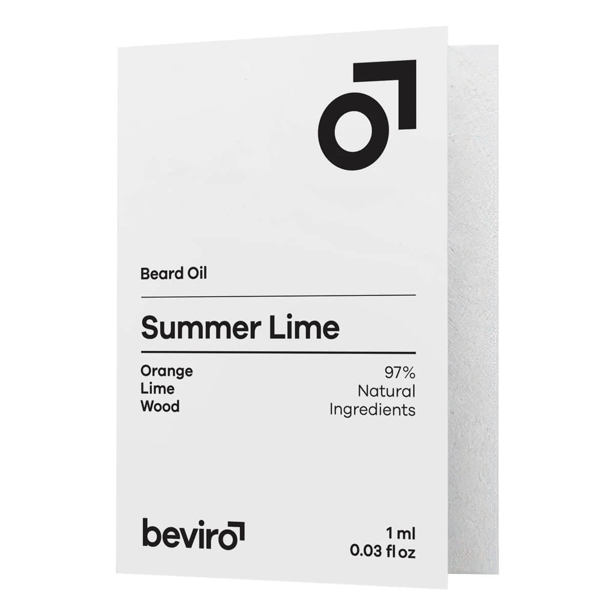 Beard Oil, Summer Lime, Sample, 1 ml.