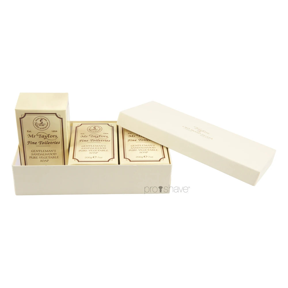 Gift set with Bath Soaps, Sandalwood, 3 pcs.