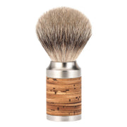 Silvertip Shaving Brush, 21 mm, Rocca, Stainless steel & Birch bark