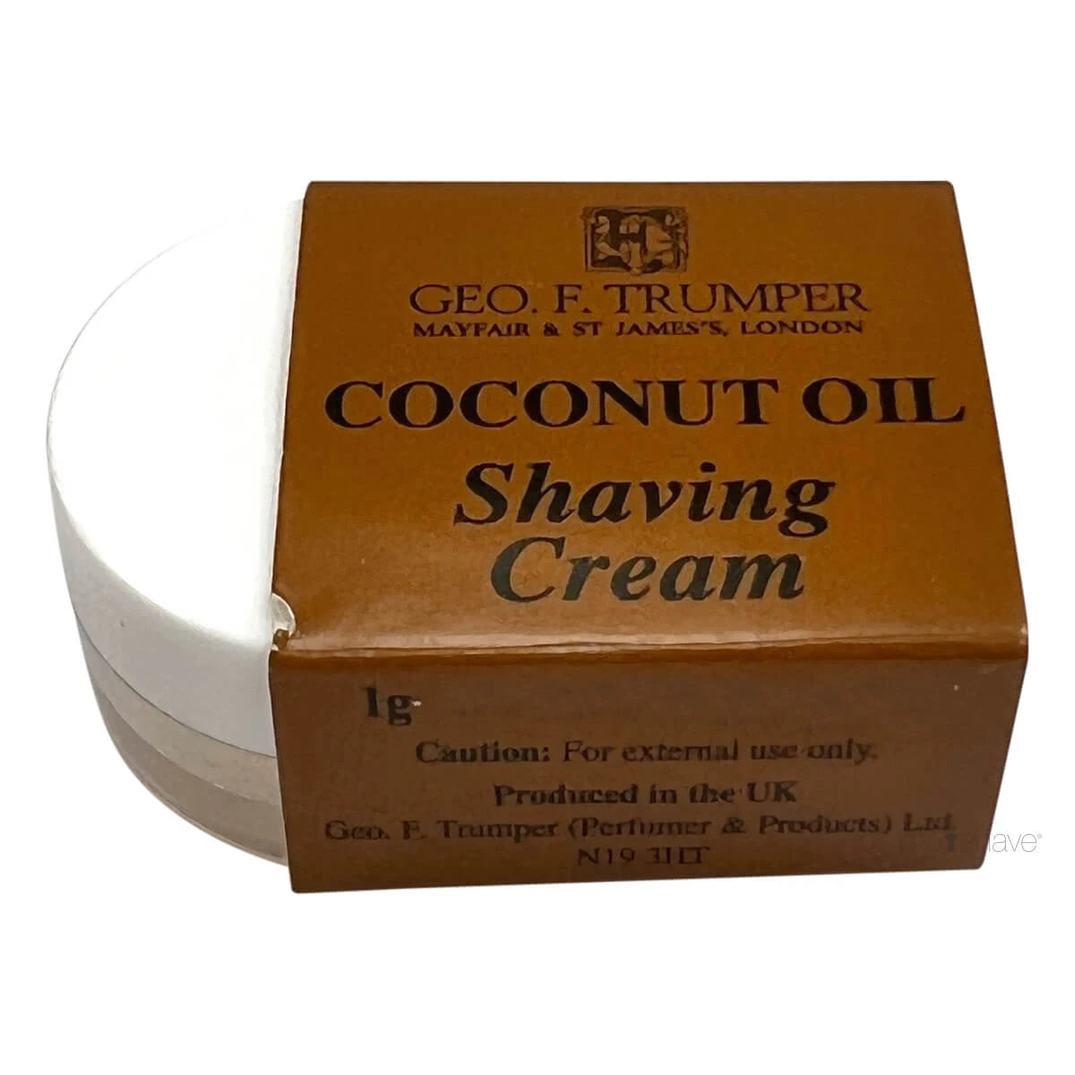 Coconut Shaving Cream Sample (1g) | Geo F. Trumper – Proshave