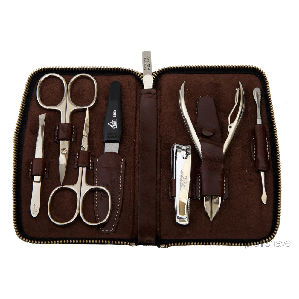 Luxury Manicure Set, Brown