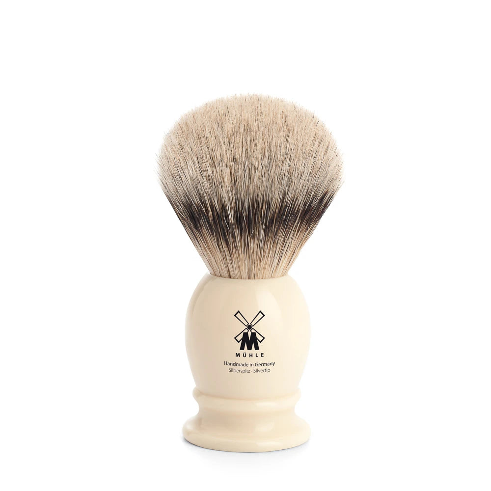 Silvertip Shaving Brush, 19 mm, Classic, White Resin