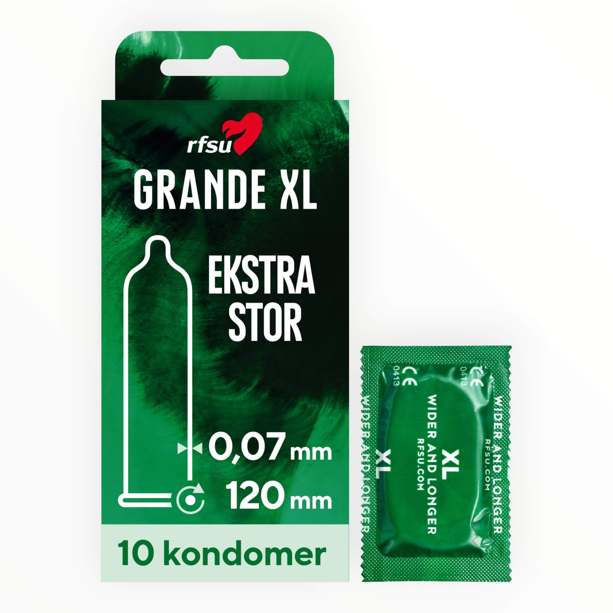 Grande XL Condoms, 10-pack