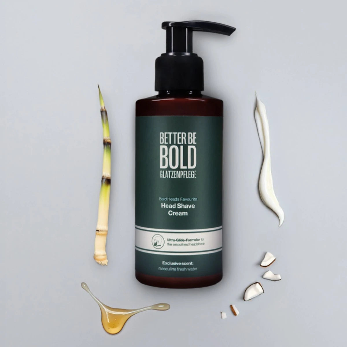 Head Shave Cream, Ultra-glide formula, 150 ml.