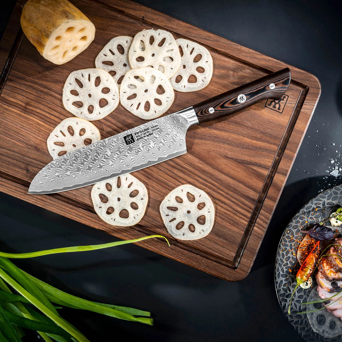 Zwilling Tanrei Santoku knife 18 cm, Micarta