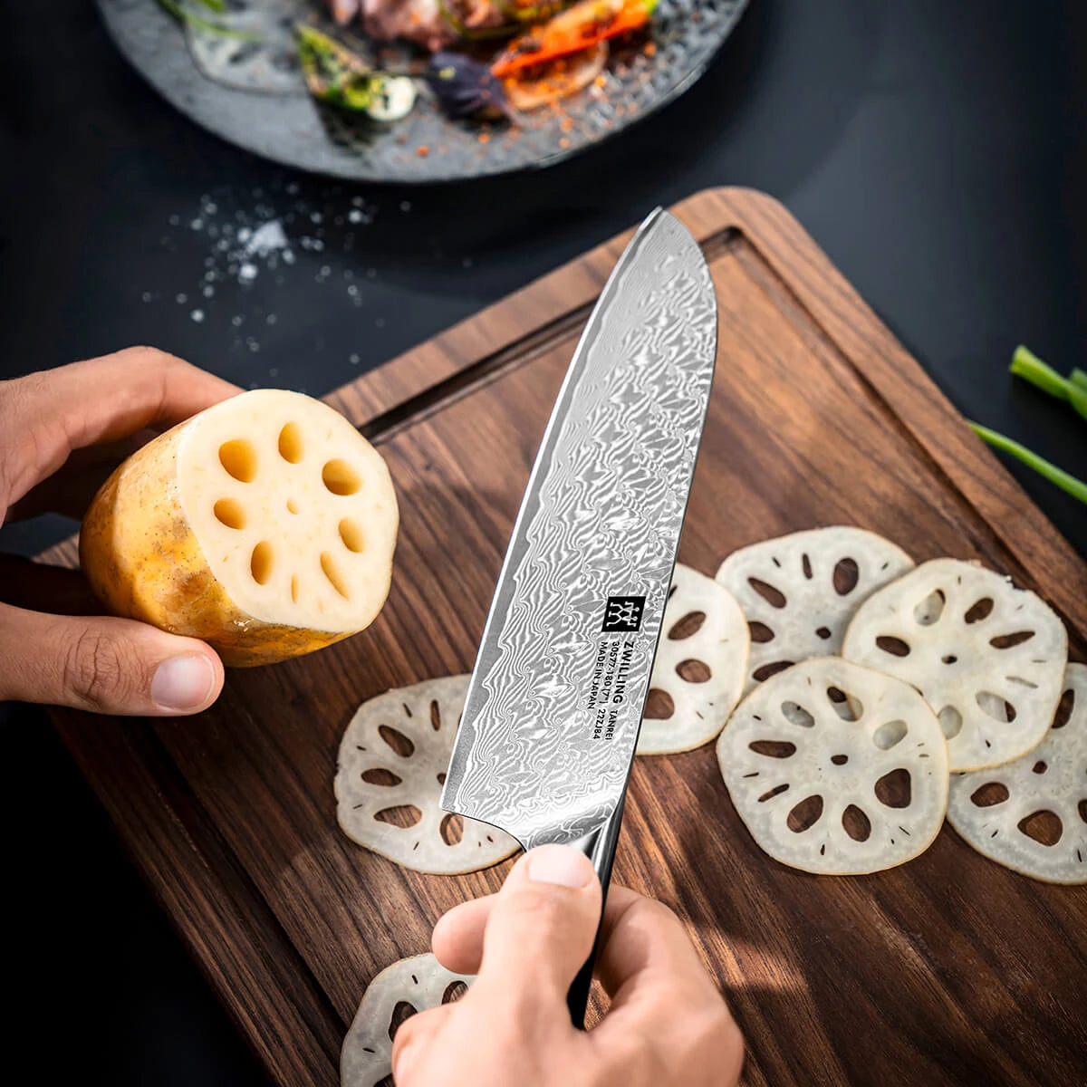 Zwilling Tanrei Santoku knife 18 cm, Micarta