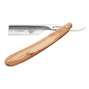 Straight Razor 5/8, Square point, Barbarossa, Short, Olive wood