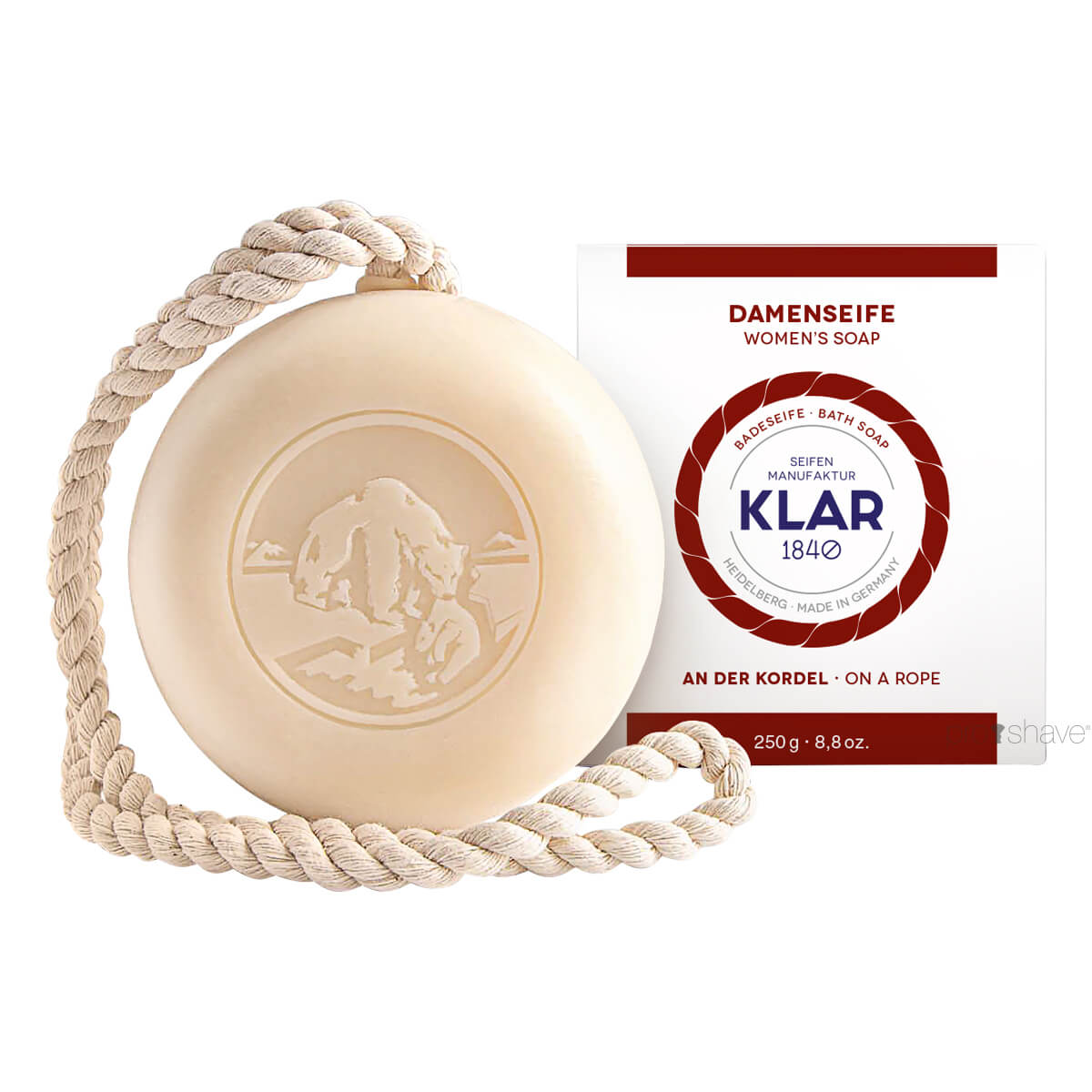 Bath soap for women, On a string, 250 gr.