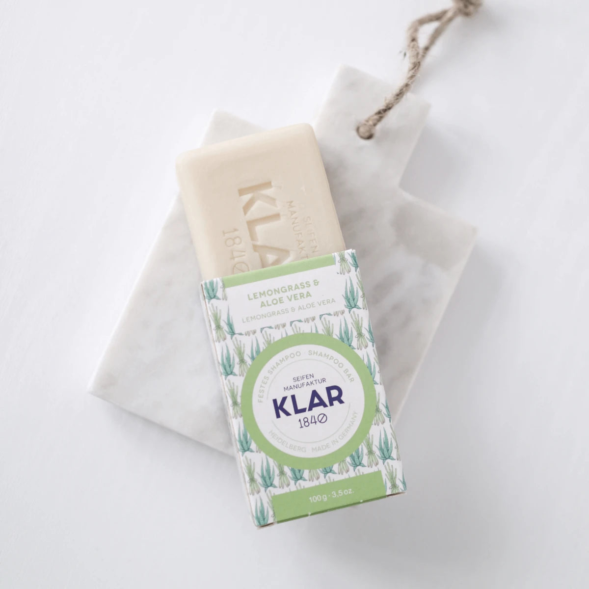 Shampoo Bar, Lemongrass & Aloe Vera, 100 gr.