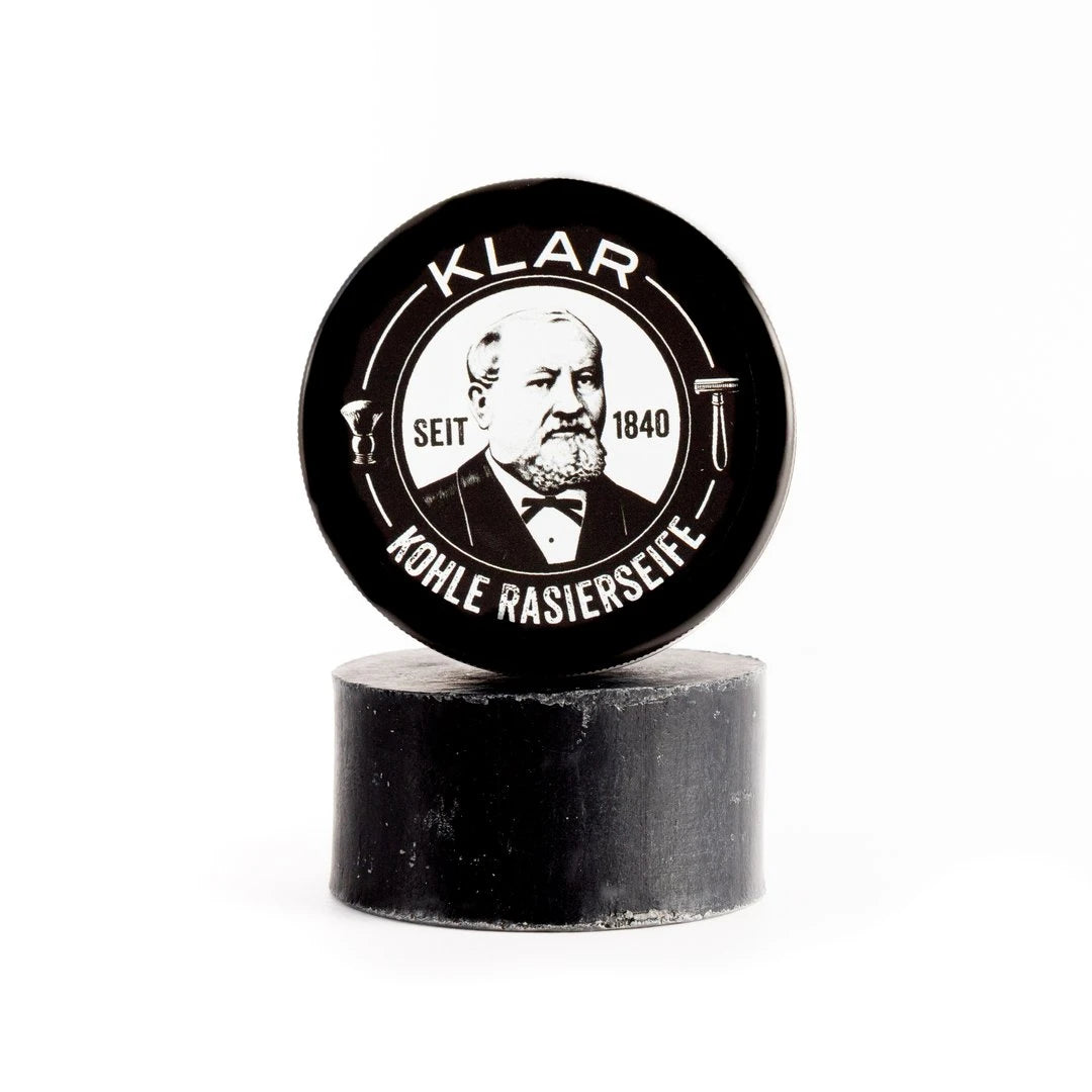 Shaving soap, Activated charcoal, 110 gr.