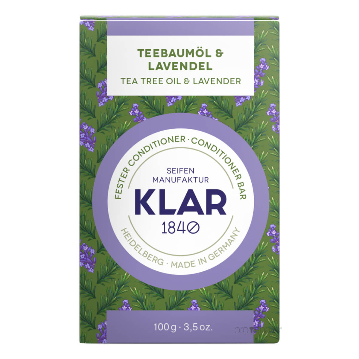 Conditioner Bar, Tea Tree Oil & Lavender, 100 gr.