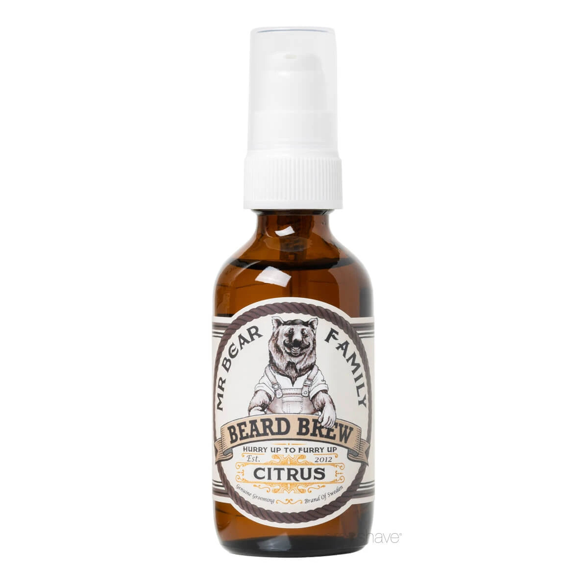 Beard oil, Beard Brew Oil, Citrus, 60 ml.