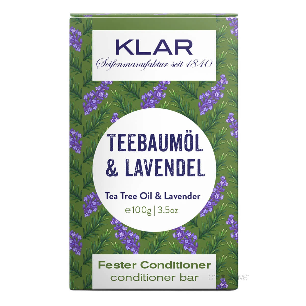 Conditioner Bar, Tea Tree Oil & Lavender, 100 gr.