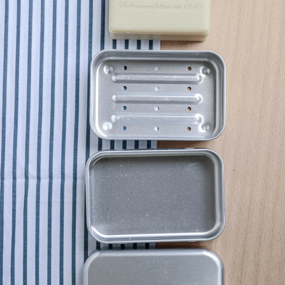 Soap container, Aluminum