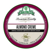 Shaving soap, Almond Creme, 170 ml.