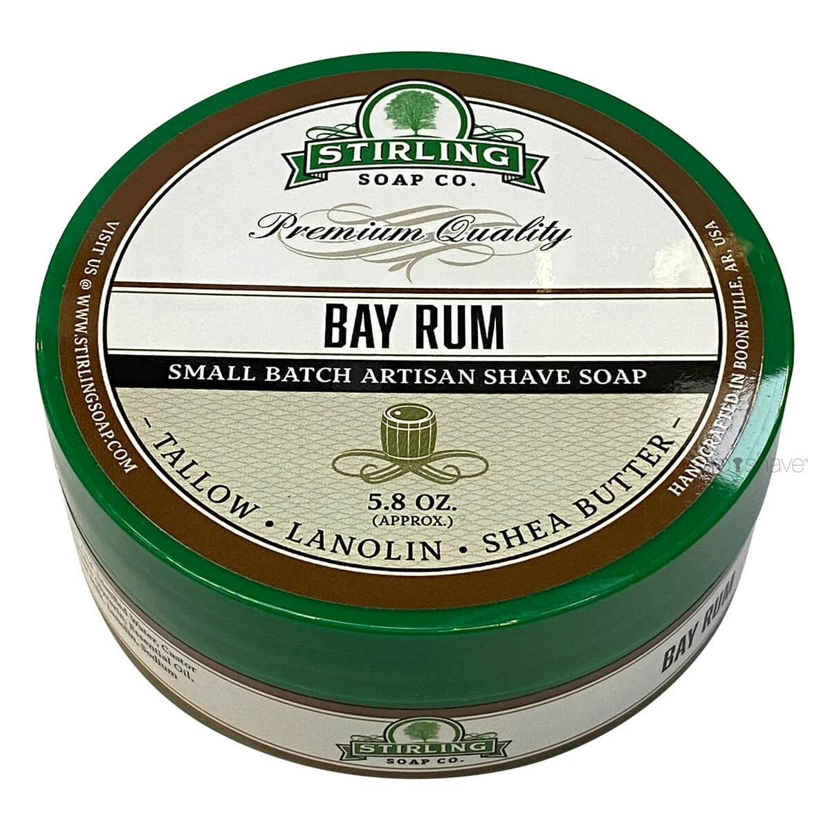 Shaving soap, Bay Rum, 170 ml.