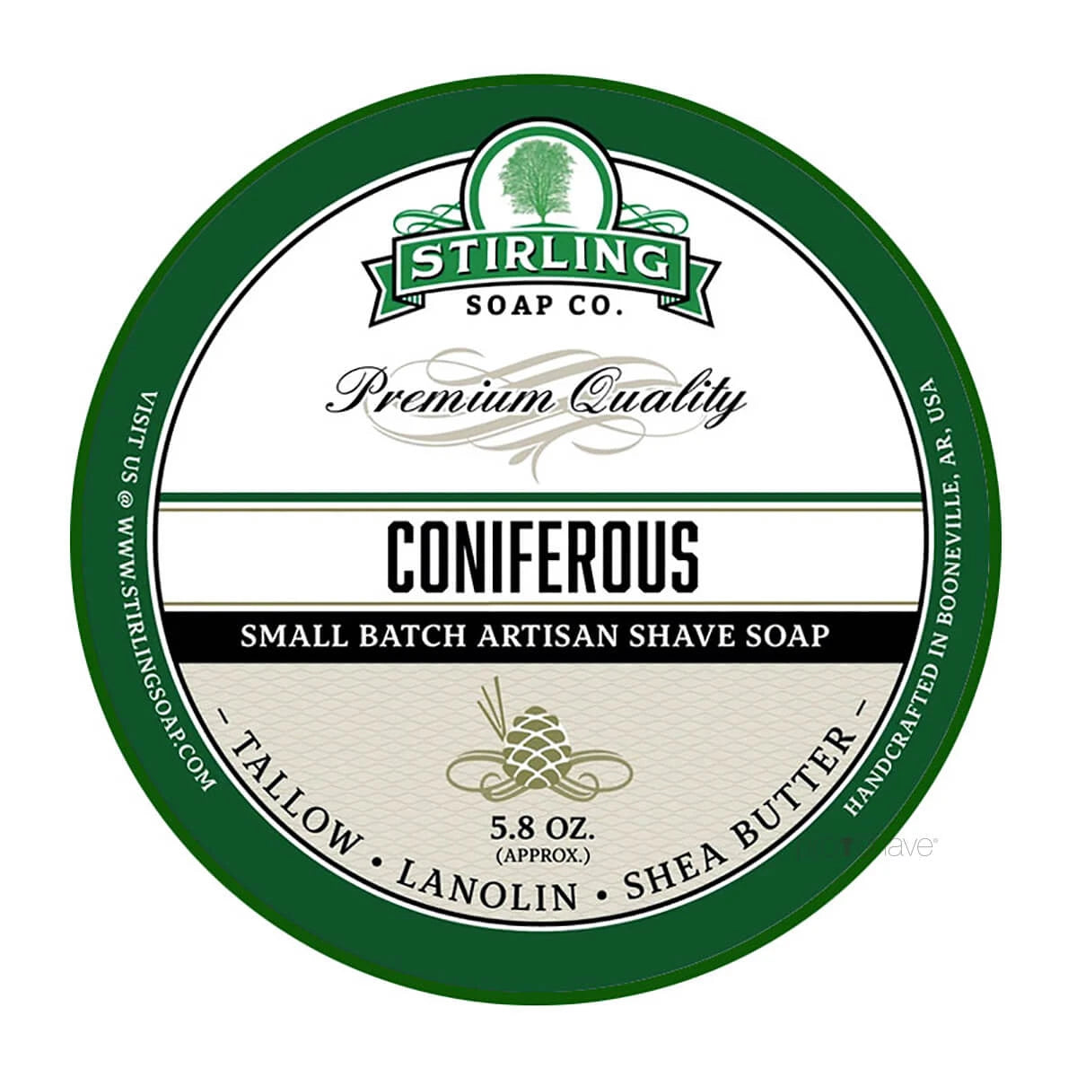 Shaving soap, Coniferous, 170 ml.