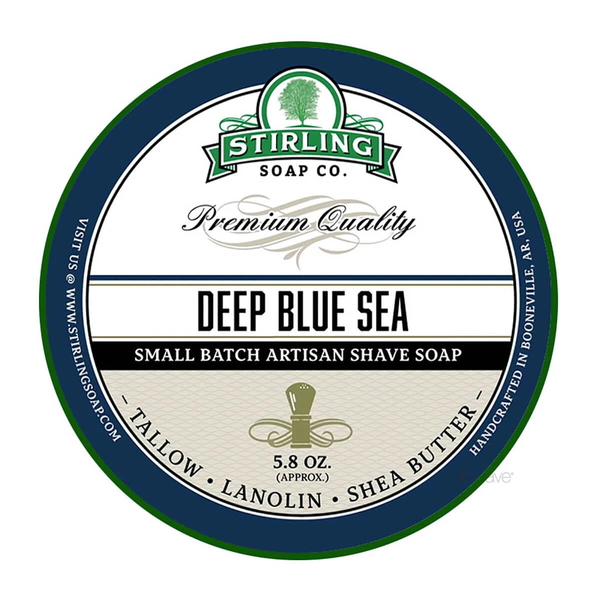 Shaving soap, Deep Blue Sea, 170 ml.