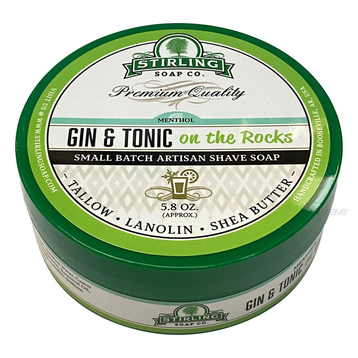 Shaving soap, Gin & Tonic on the Rocks, 170 ml.