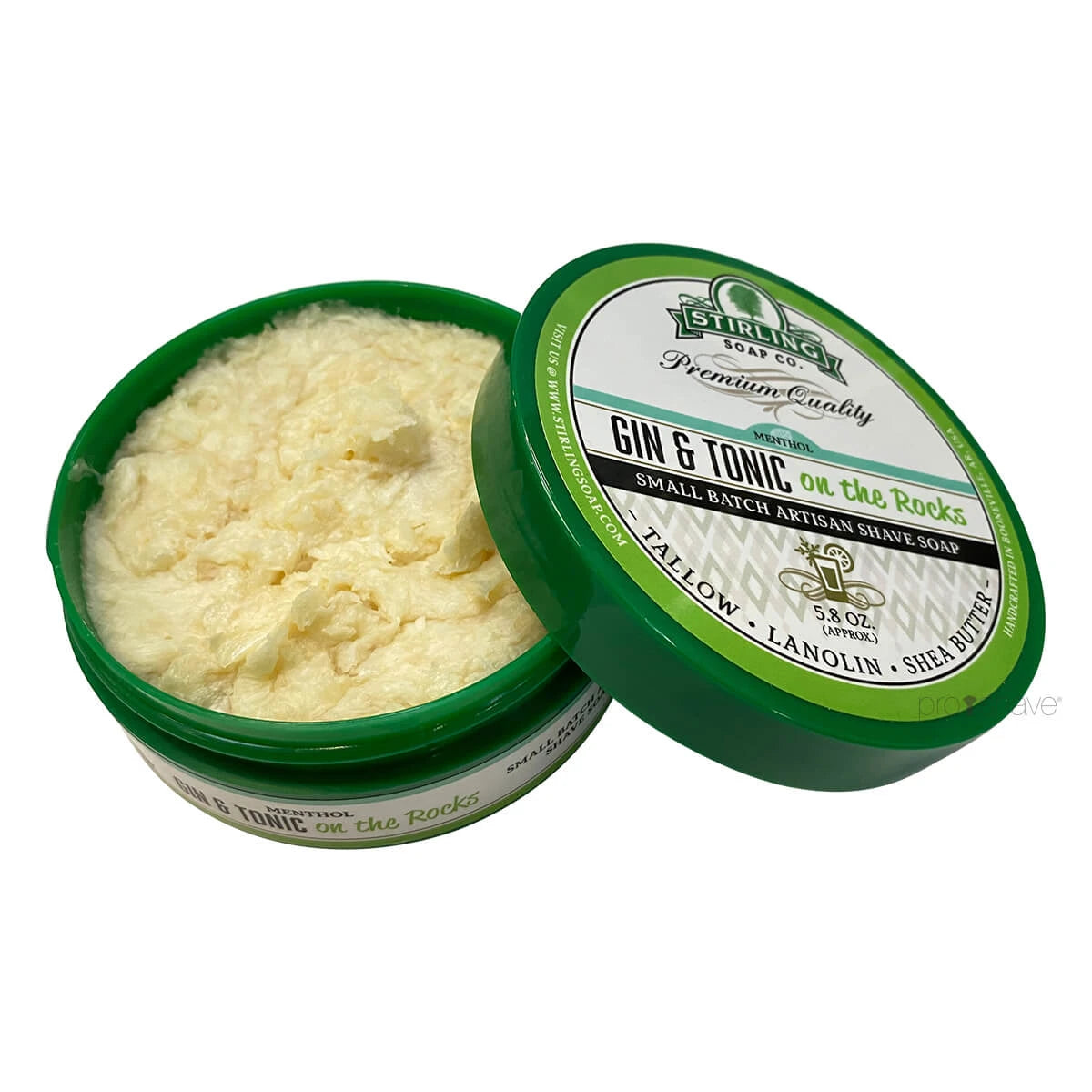 Shaving soap, Gin & Tonic on the Rocks, 170 ml.