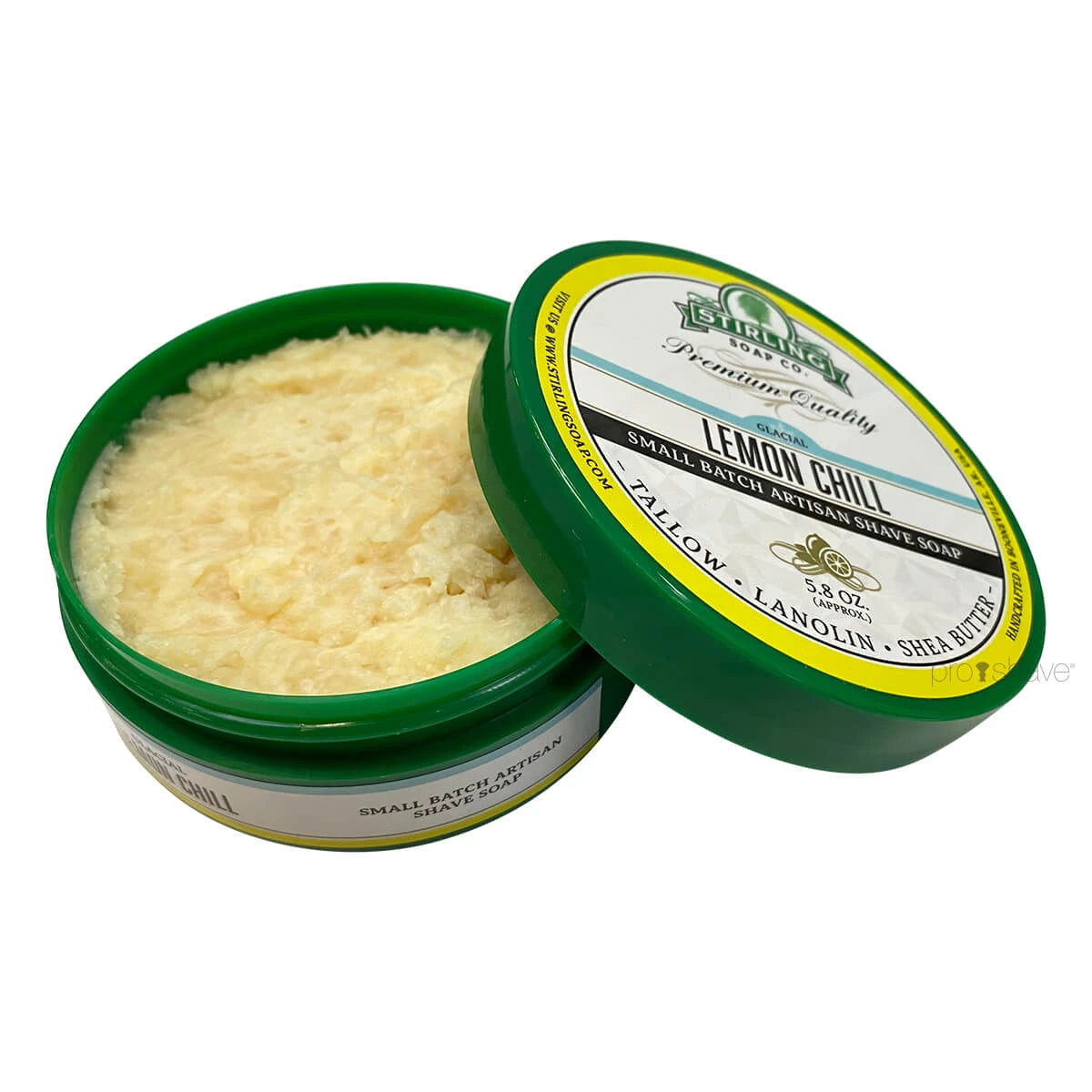 Shaving soap, Glacial Lemon Chill, 170 ml.