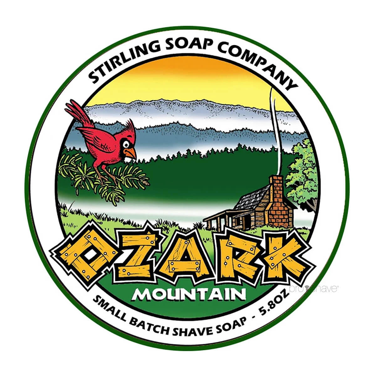 Shaving soap, Ozark Mountain, 170 ml.