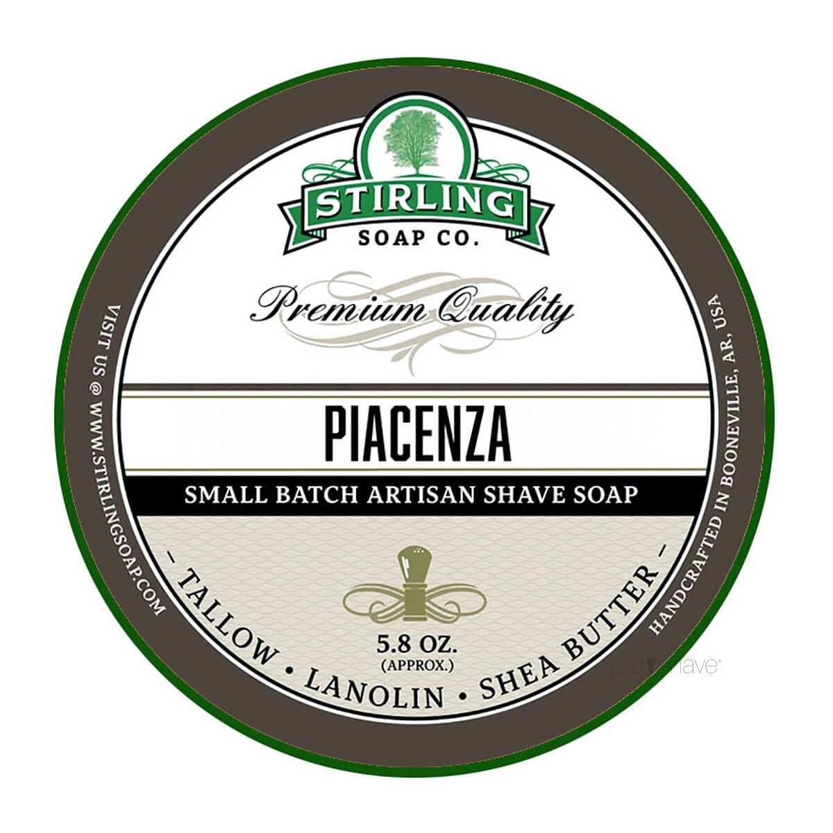 Shaving soap, Piacenza, 170 ml.