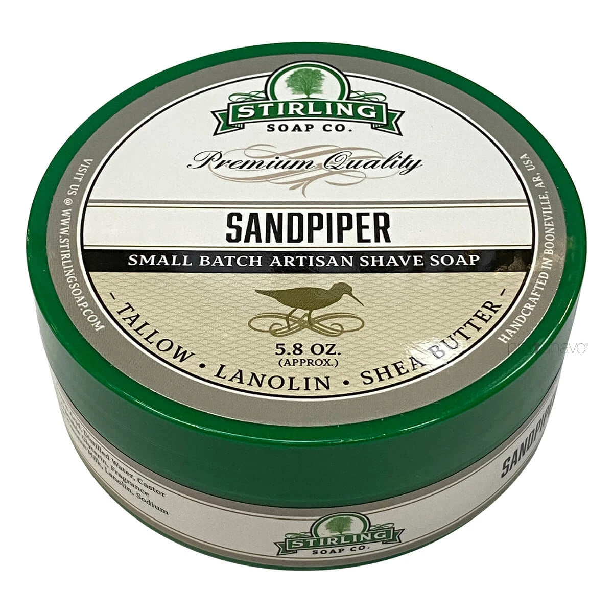 Shaving soap, Sandpiper, 170 ml.