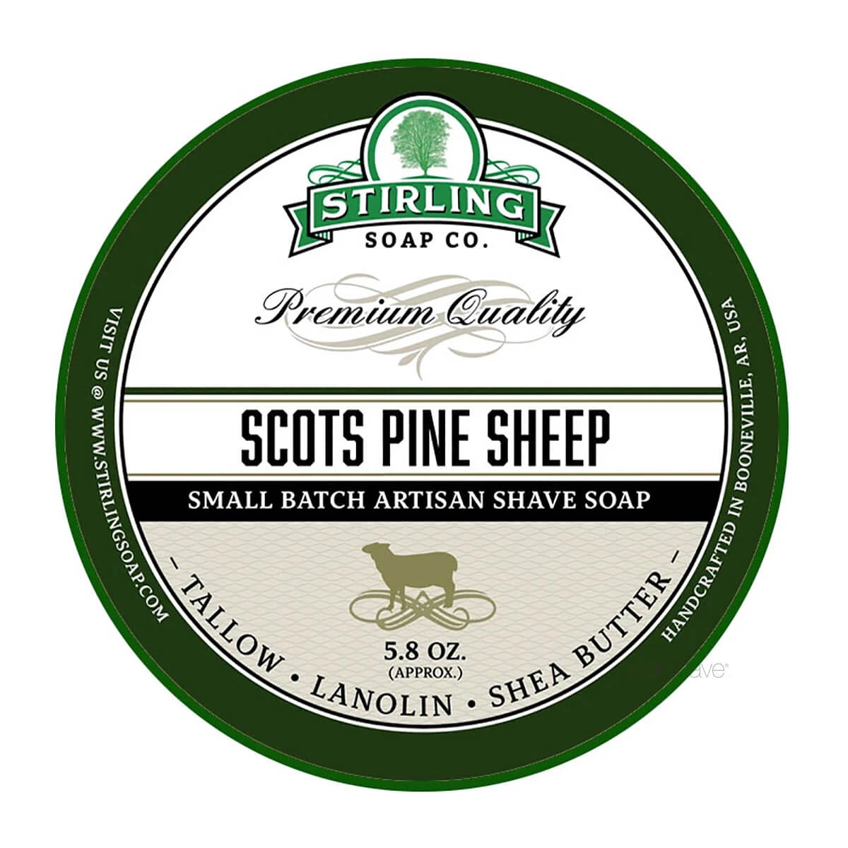 Shaving soap, Scots Pine Sheep, 170 ml.