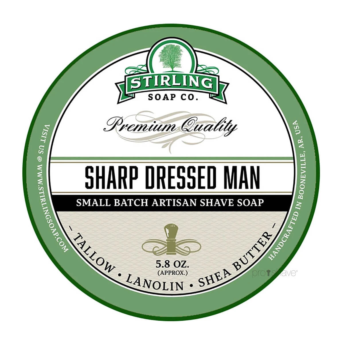 Shaving soap, Sharp Dressed Man, 170 ml.