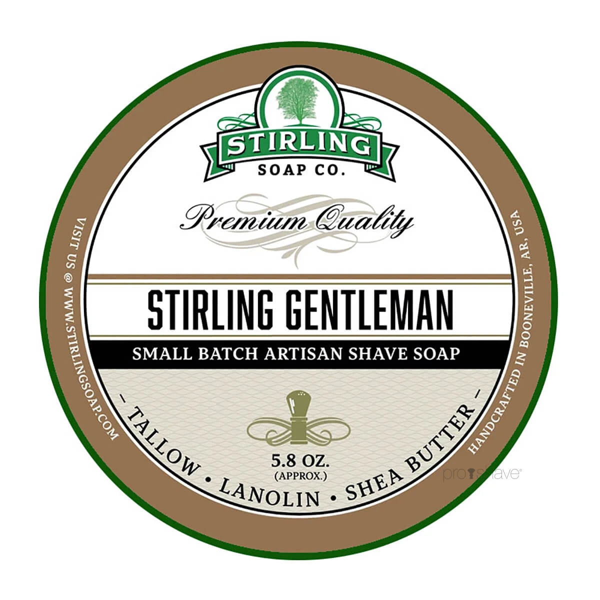 Shaving soap, Stirling Gentleman, 170 ml.