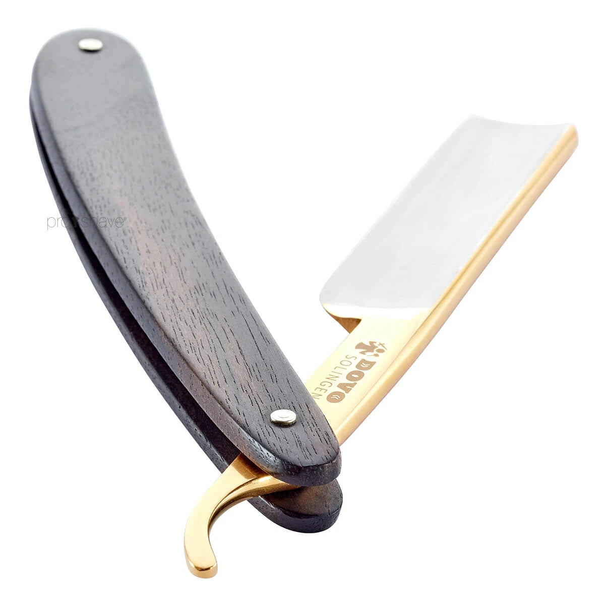 Straight Razor 5/8, Square nose, Apex, Ebony