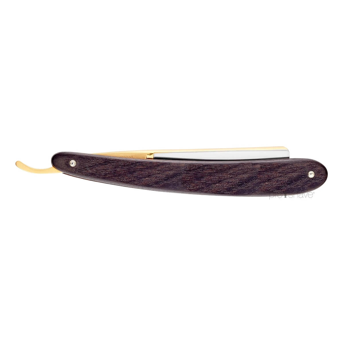 Straight Razor 5/8, Square nose, Apex, Ebony
