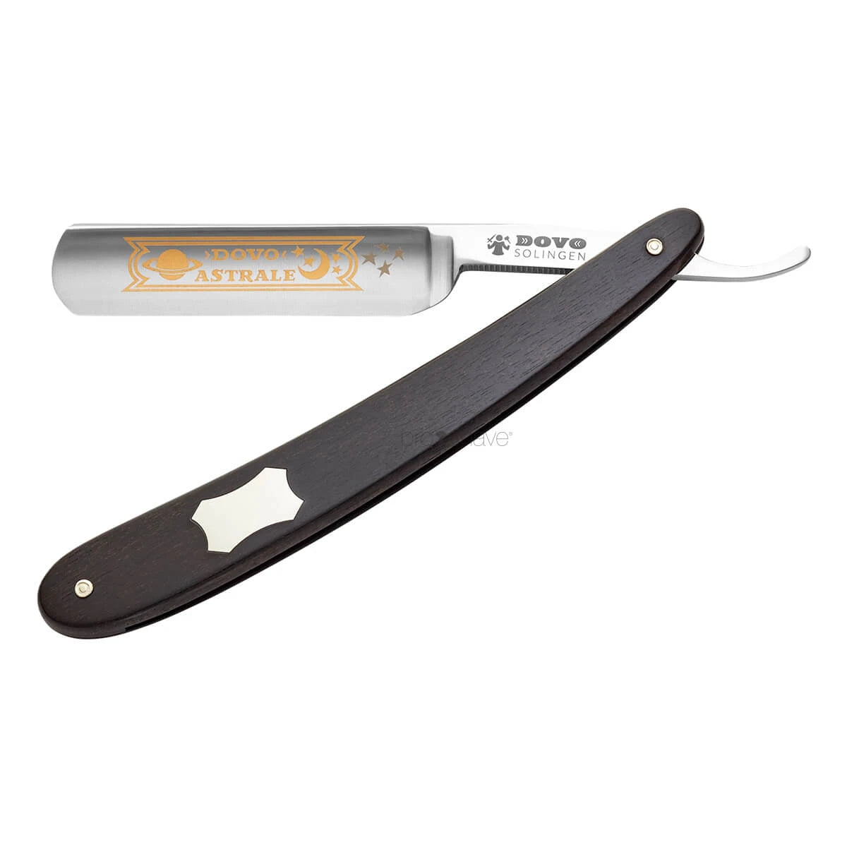 Straight Razor 5/8, Round nose, Astral, Ebony