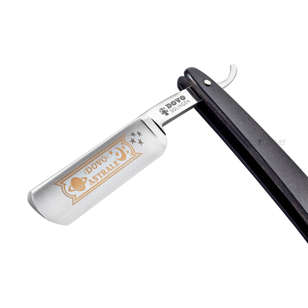 Straight Razor 5/8, Round nose, Astral, Ebony