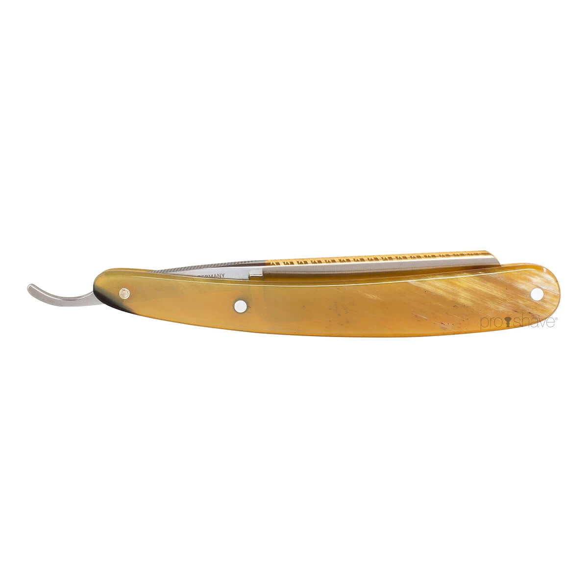 Straight Razor 5/8, Round nose, Prima, Horn