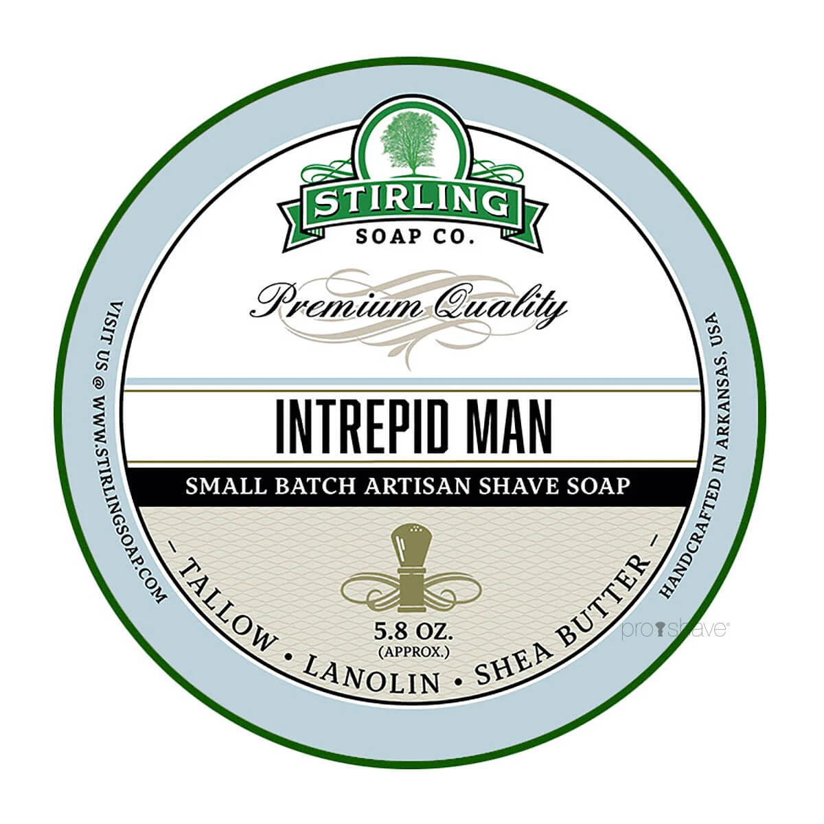 Shaving soap, Intrepid Man, 170 ml.