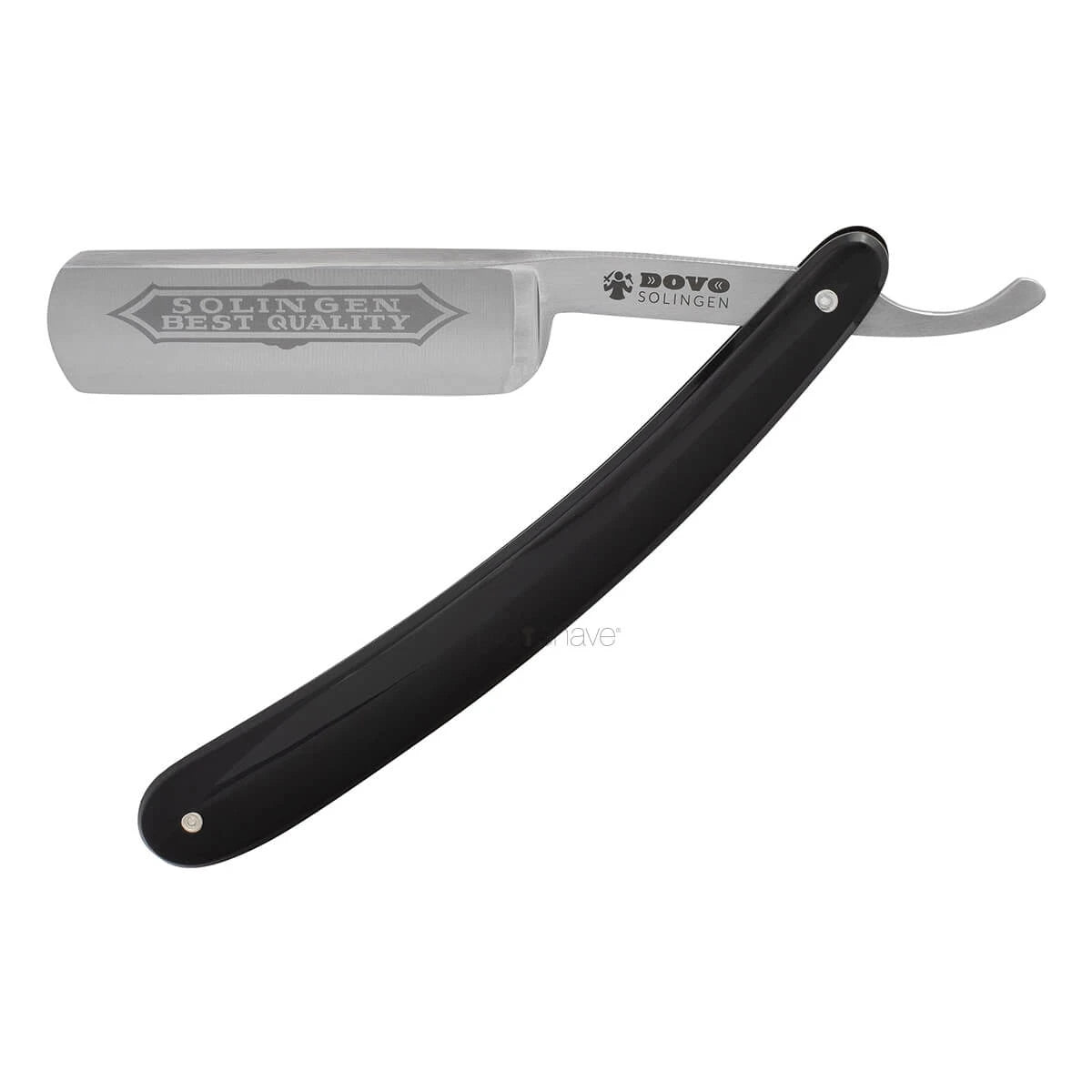 Rouns Shape Razor Dovo 6/8 Straight Razor, Round Nose, Best Quality Black – Proshave