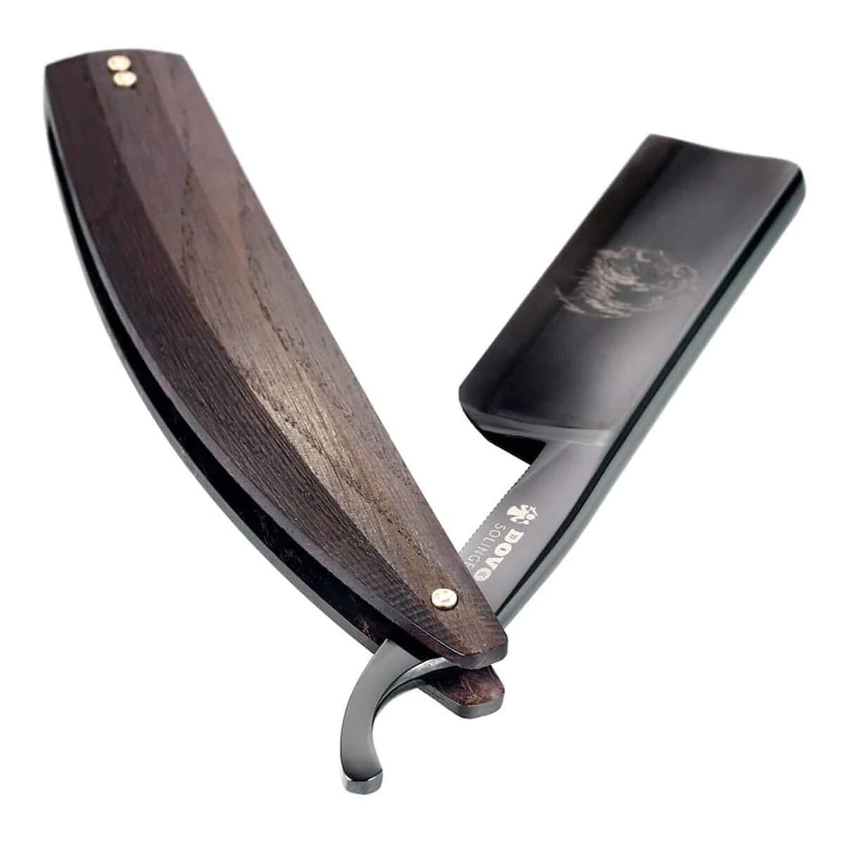 Straight Razor 8/8, Straight point, Arena, Smoked Oak