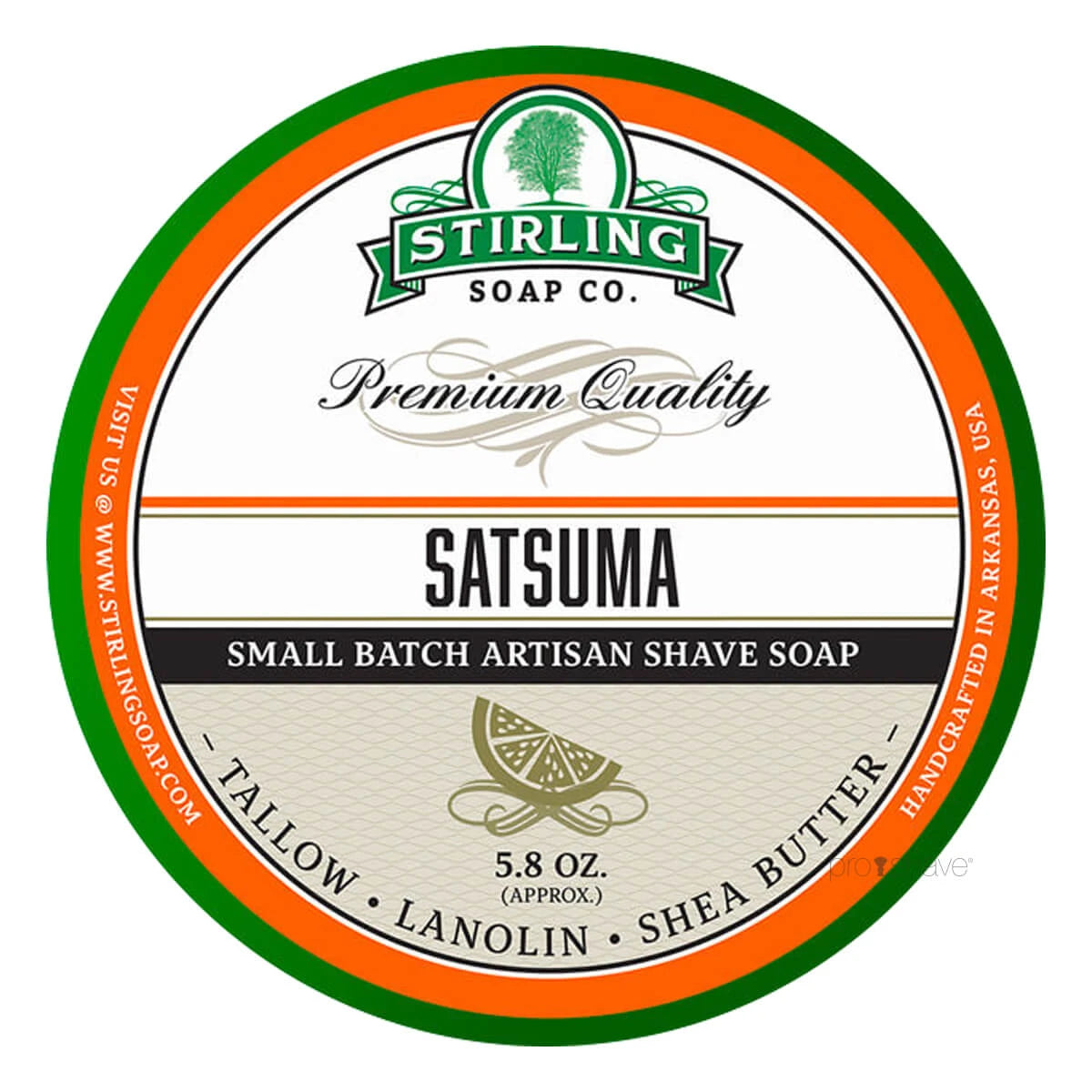 Shaving soap, Satsuma, 170 ml.
