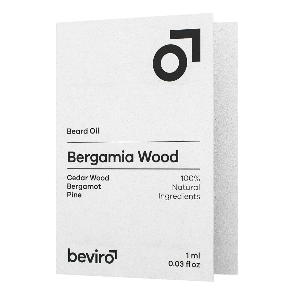 Beard Oil, Bergamia Wood, Sample, 1 ml.