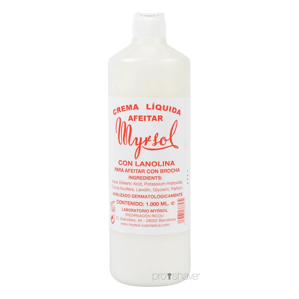 Shaving cream, 1000 ml.
