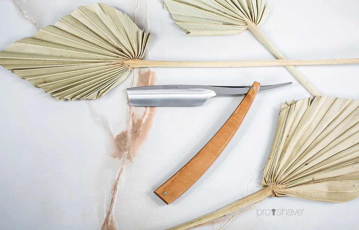 Straight Razor 5/8, Inverted Turkish Point, EDO, Maple