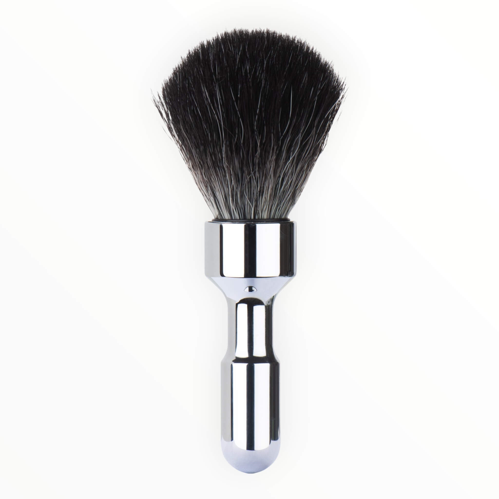 Futur Shaving Brush, Black Fibre, Chrome
