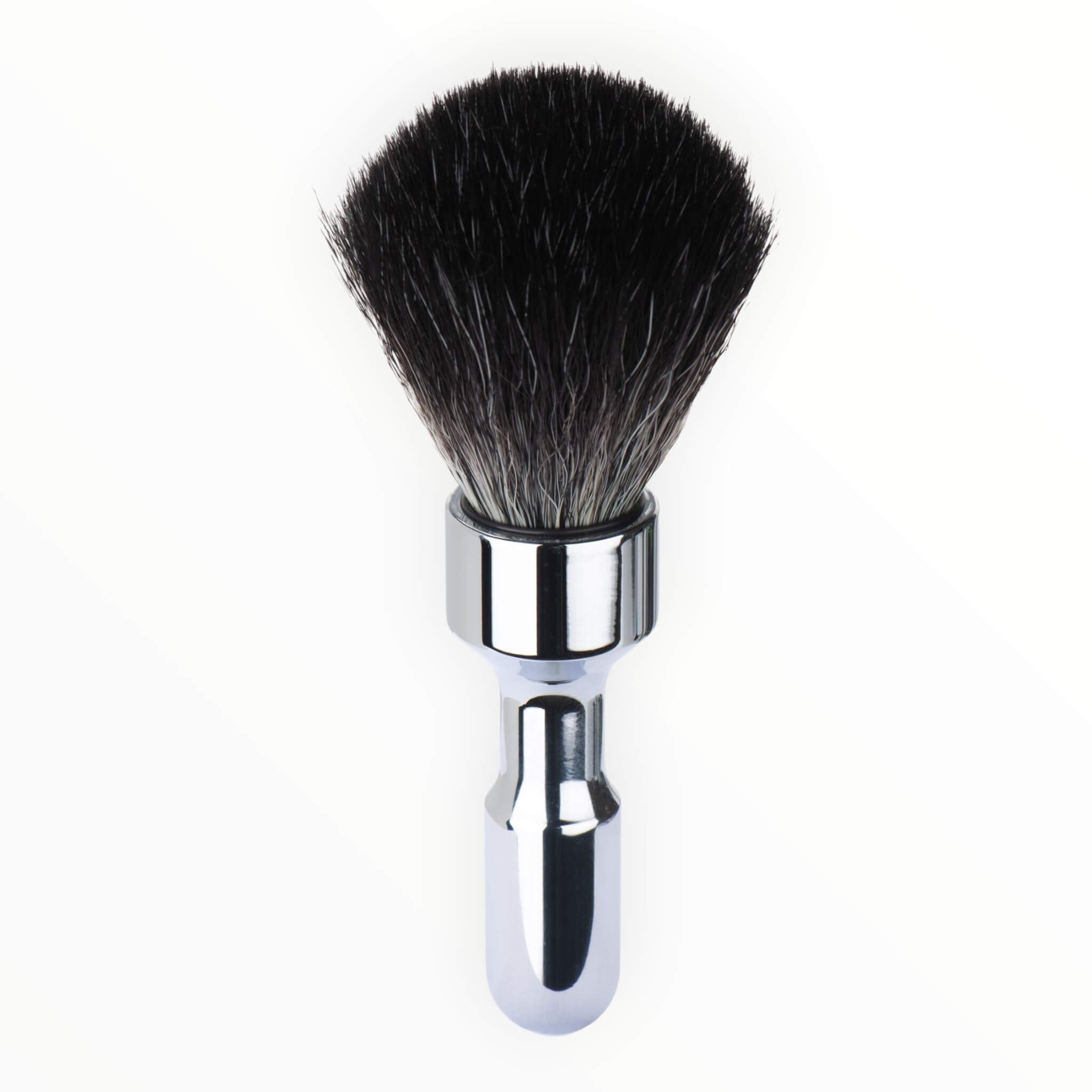 Futur Shaving Brush, Black Fibre, Chrome