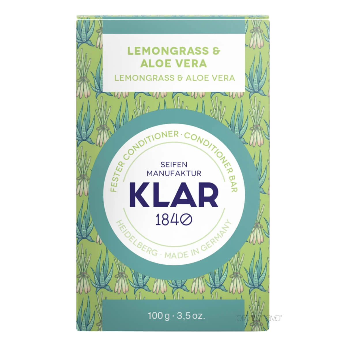 Conditioner Bar, Lemongrass & Aloe Vera, 100 gr.