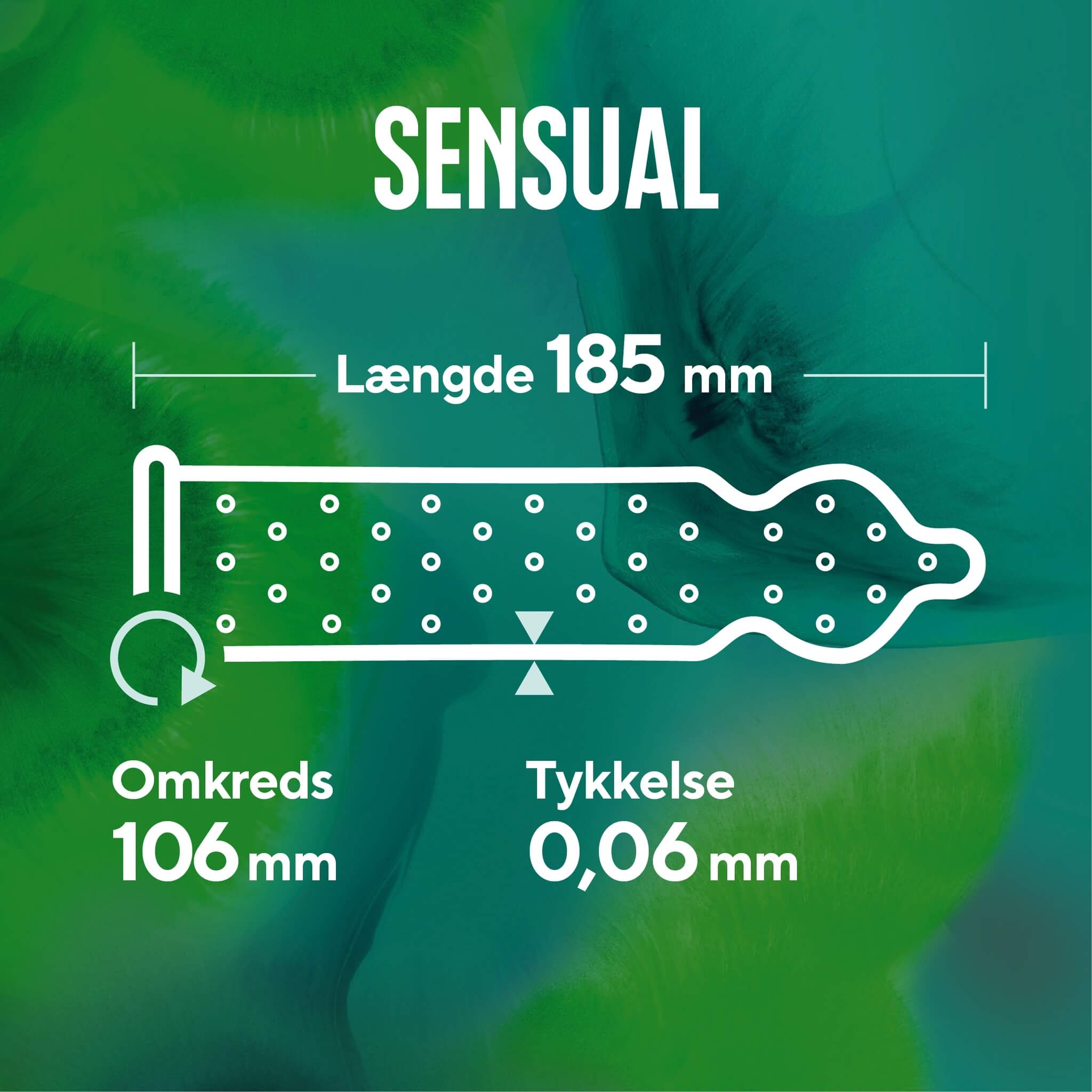 Sensual Condoms, 10-pack