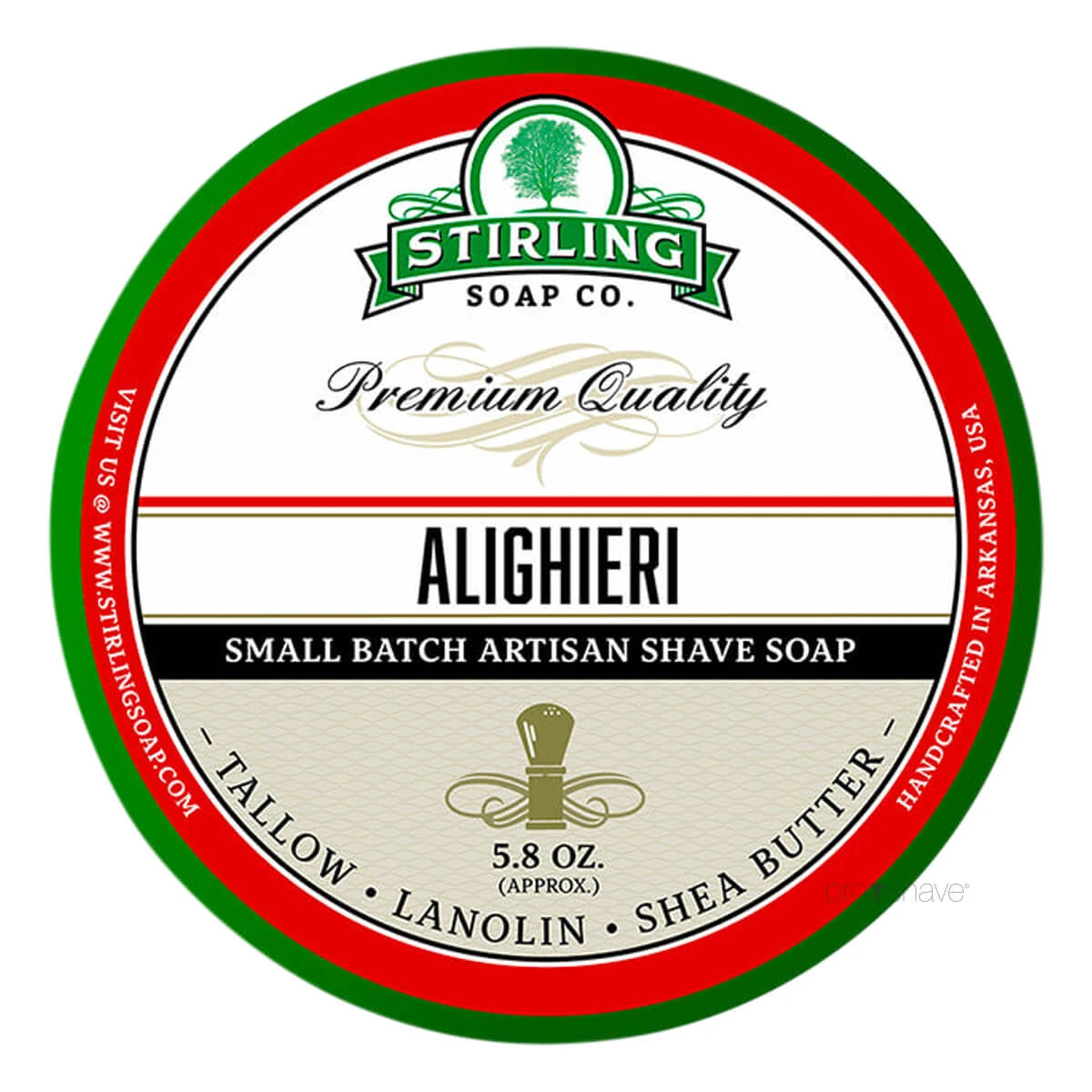 Shaving soap, Alighieri, 170 ml.